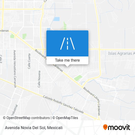 Avenida Novia Del Sol map