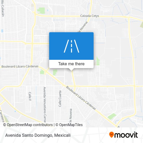 Mapa de Avenida Santo Domingo