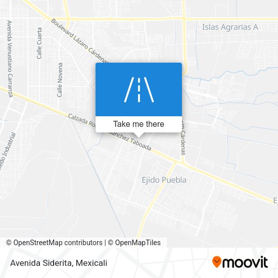 Mapa de Avenida Siderita