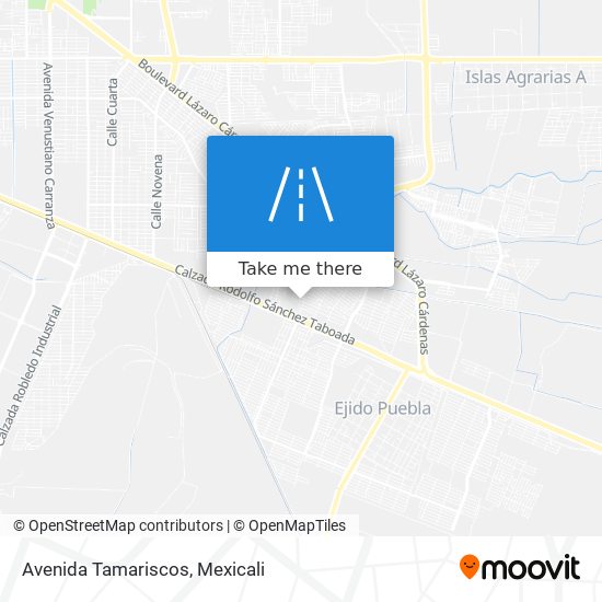 Avenida Tamariscos map