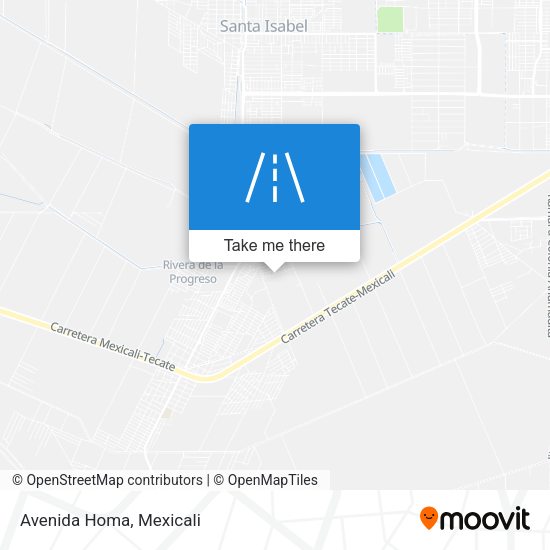 Mapa de Avenida Homa
