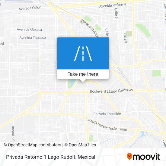 Privada Retorno 1 Lago Rudolf map