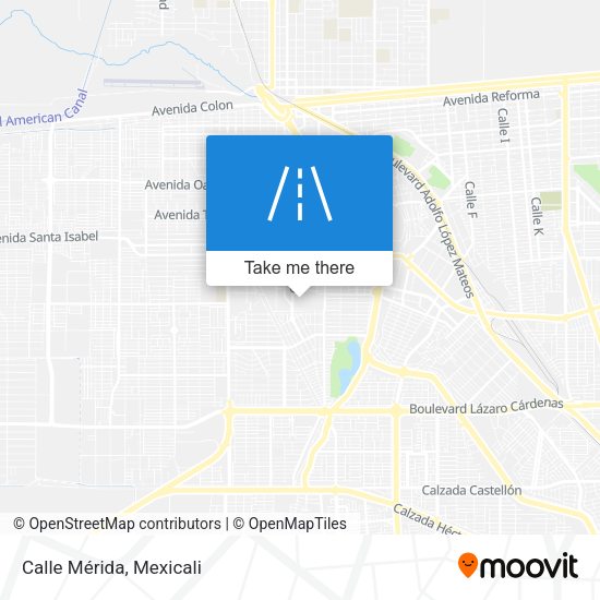 Mapa de Calle Mérida
