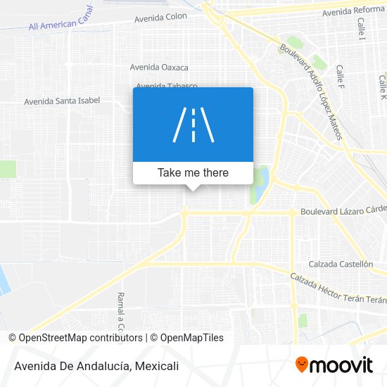 Mapa de Avenida De Andalucía