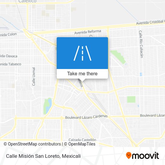 Calle Misión San Loreto map