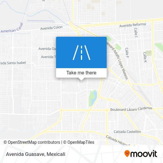 Mapa de Avenida Guasave