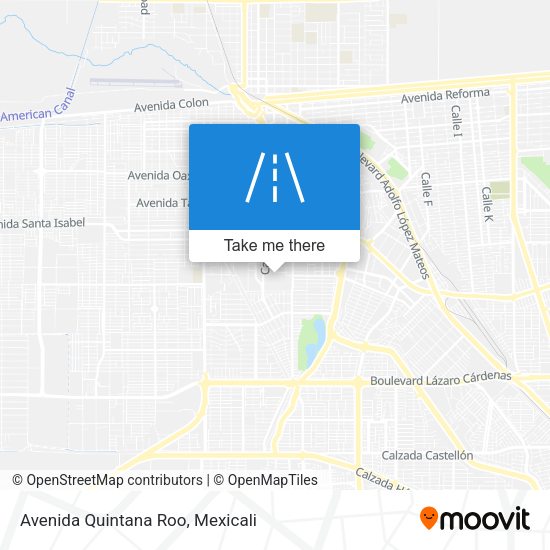 Avenida Quintana Roo map