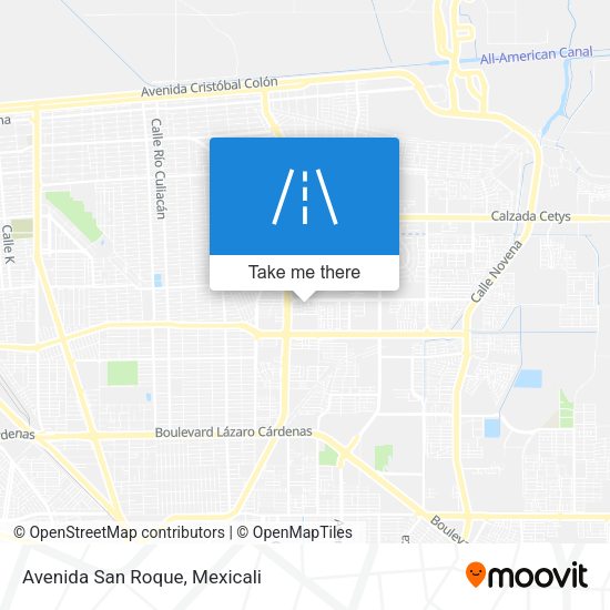 Mapa de Avenida San Roque
