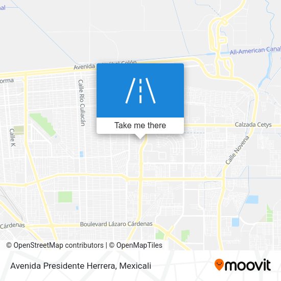Avenida Presidente Herrera map