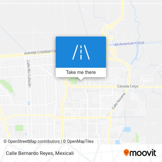 Calle Bernardo Reyes map