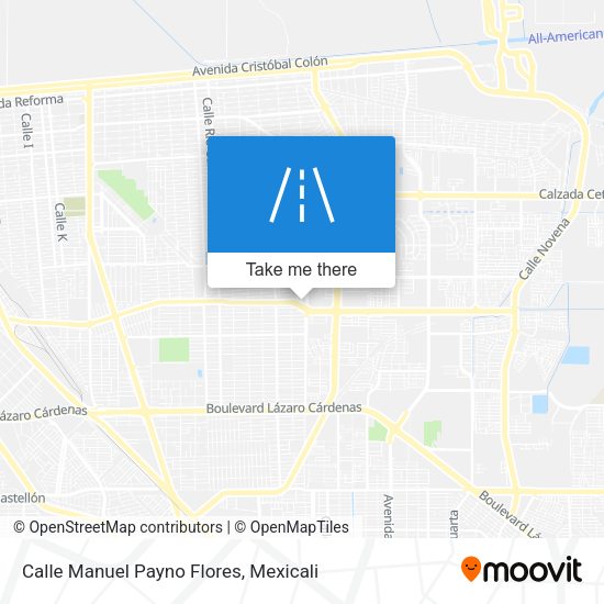 Calle Manuel Payno Flores map