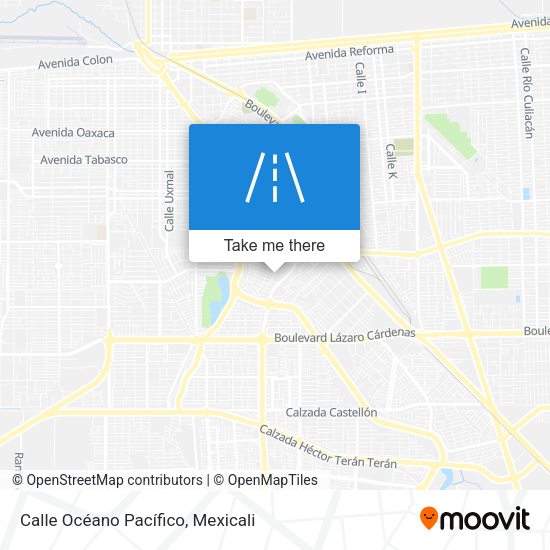 Calle Océano Pacífico map