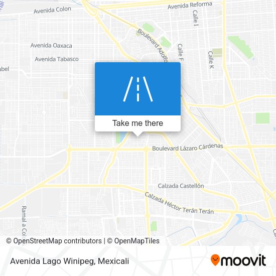 Mapa de Avenida Lago Winipeg