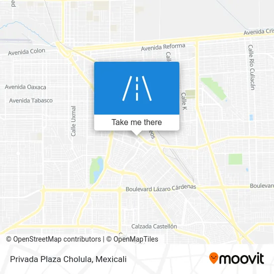 Privada Plaza Cholula map