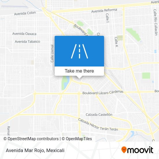 Mapa de Avenida Mar Rojo