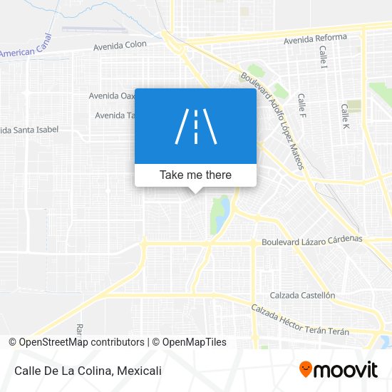 Mapa de Calle De La Colina