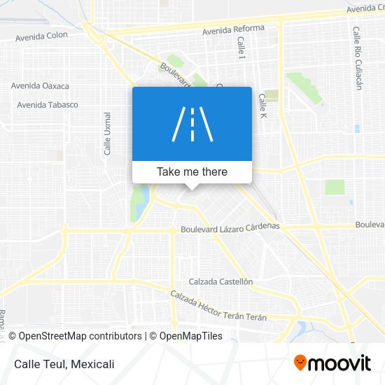 Mapa de Calle Teul