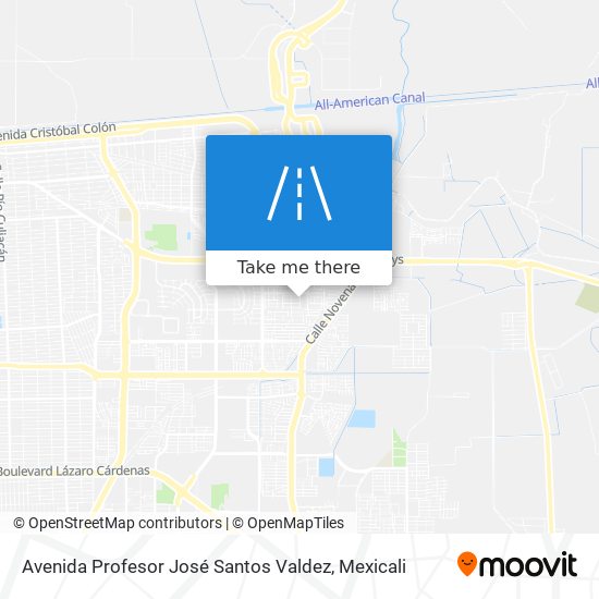 Avenida Profesor José Santos Valdez map