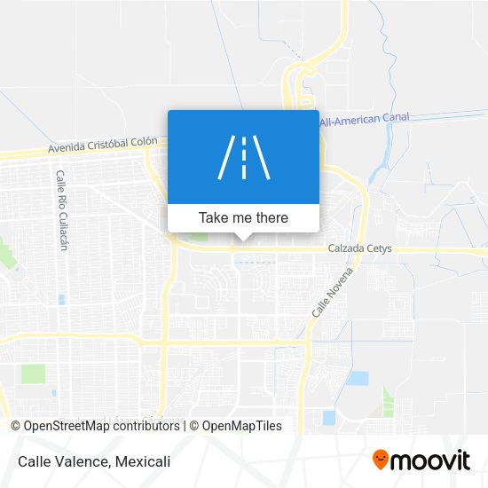 Mapa de Calle Valence