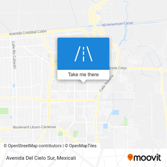 Avenida Del Cielo Sur map