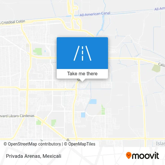 Privada Arenas map