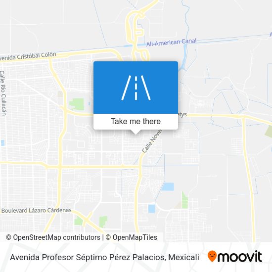 Avenida Profesor Séptimo Pérez Palacios map