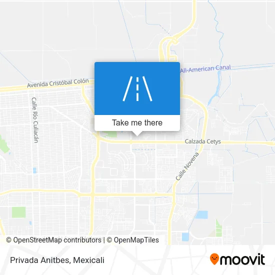Mapa de Privada Anitbes