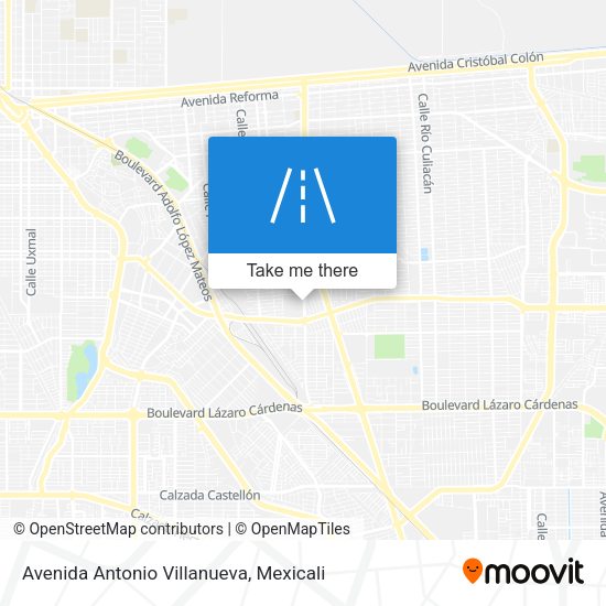 Avenida Antonio Villanueva map