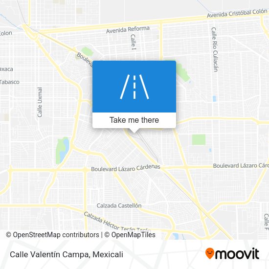 Mapa de Calle Valentín Campa