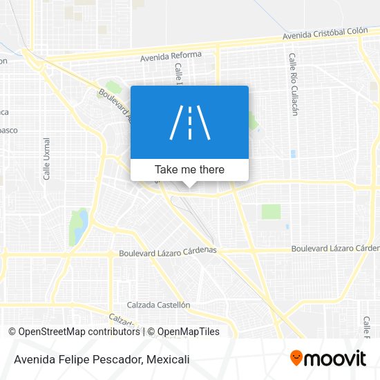 Avenida Felipe Pescador map