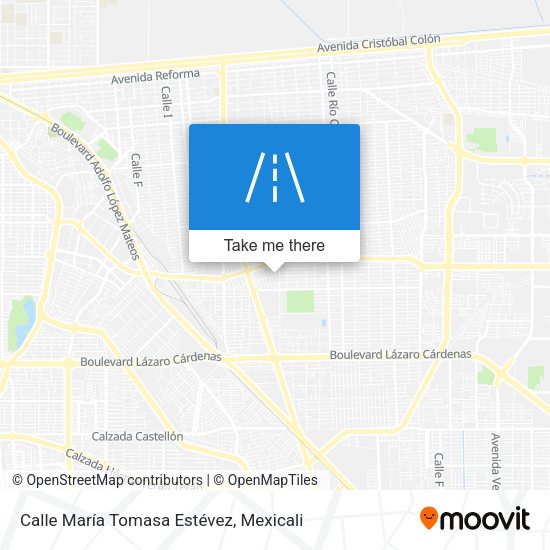 Calle María Tomasa Estévez map