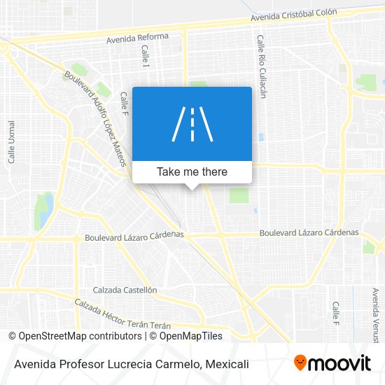 Mapa de Avenida Profesor Lucrecia Carmelo