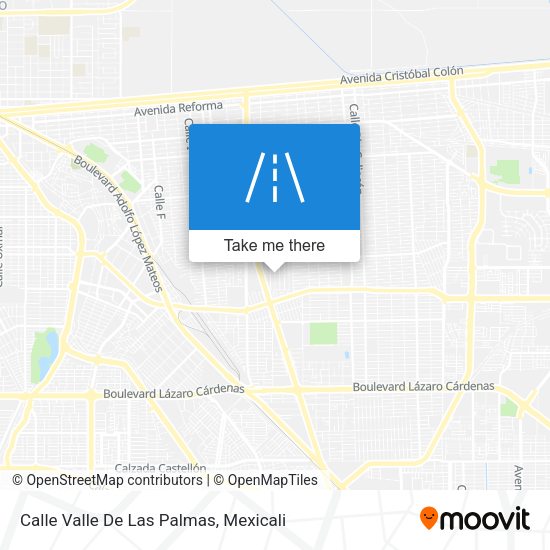 Calle Valle De Las Palmas map
