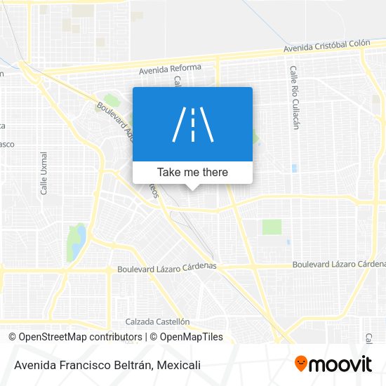 Avenida Francisco Beltrán map