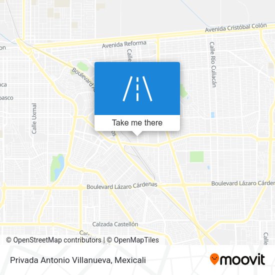 Privada Antonio Villanueva map