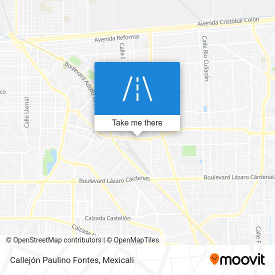 Callejón Paulino Fontes map