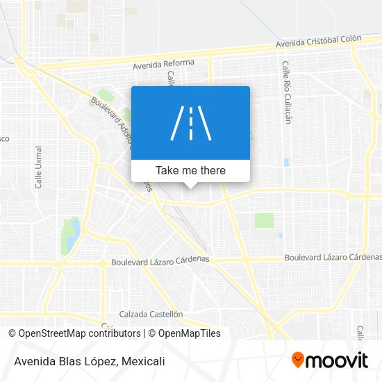 Avenida Blas López map