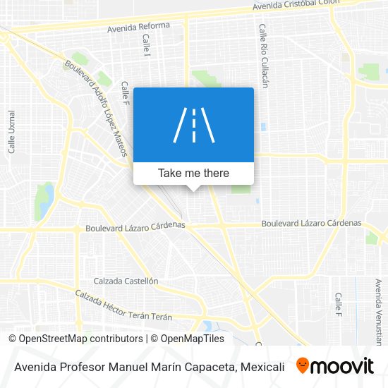 Mapa de Avenida Profesor Manuel Marín Capaceta