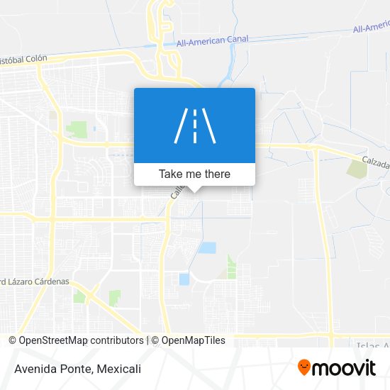 Mapa de Avenida Ponte