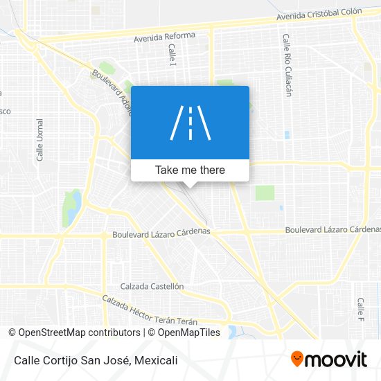Calle Cortijo San José map