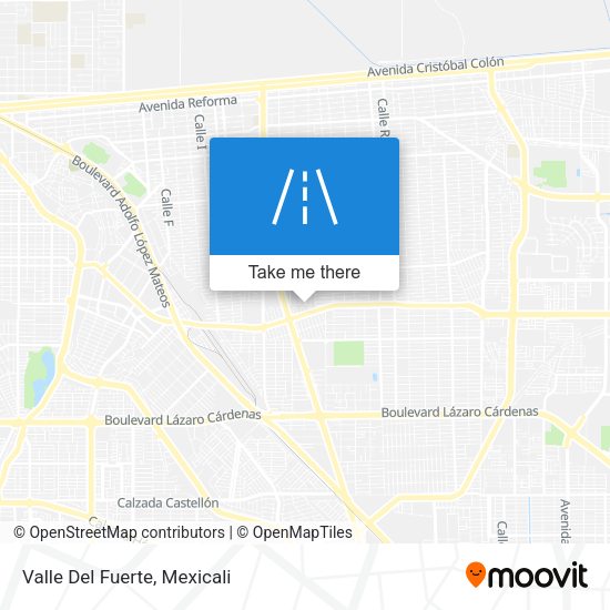 Mapa de Valle Del Fuerte