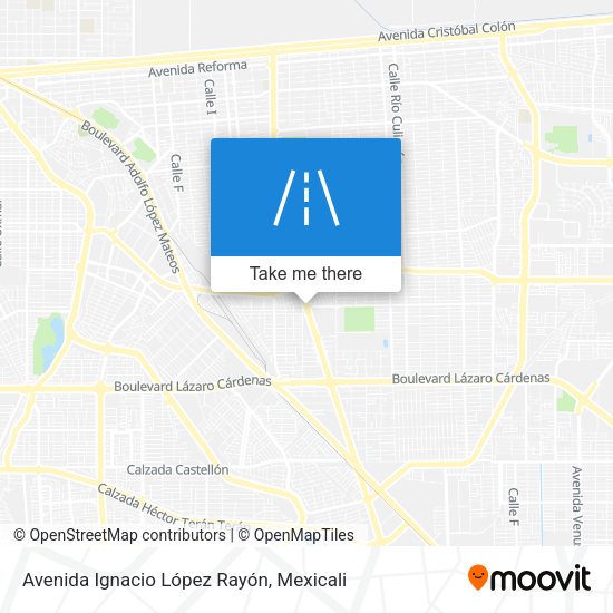 Mapa de Avenida Ignacio López Rayón