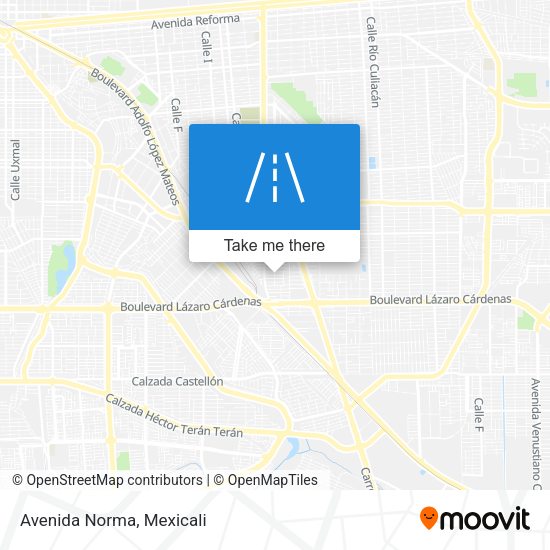 Mapa de Avenida Norma