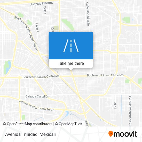 Mapa de Avenida Trinidad