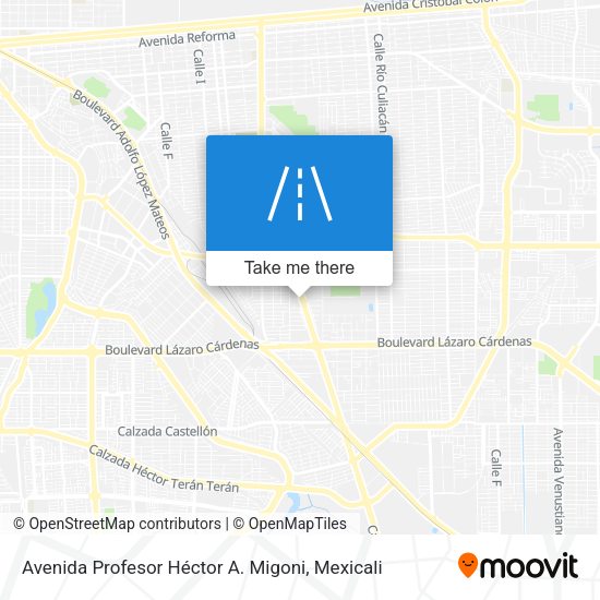 Avenida Profesor Héctor A. Migoni map