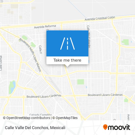 Calle Valle Del Conchos map