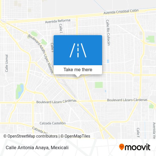 Mapa de Calle Antonia Anaya