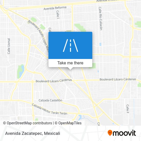 Mapa de Avenida Zacatepec