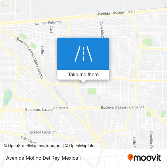 Avenida Molino Del Rey map