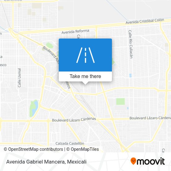 Mapa de Avenida Gabriel Mancera